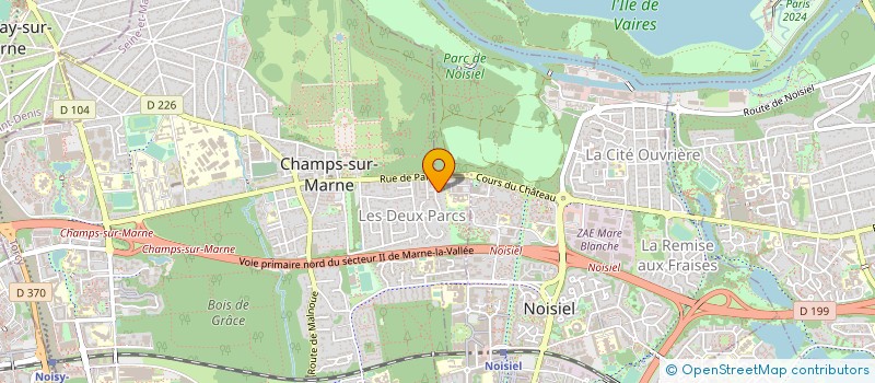 localisation de l'entreprise MONSIEUR DIDIER ROY  CHAMPS-SUR-MARNE