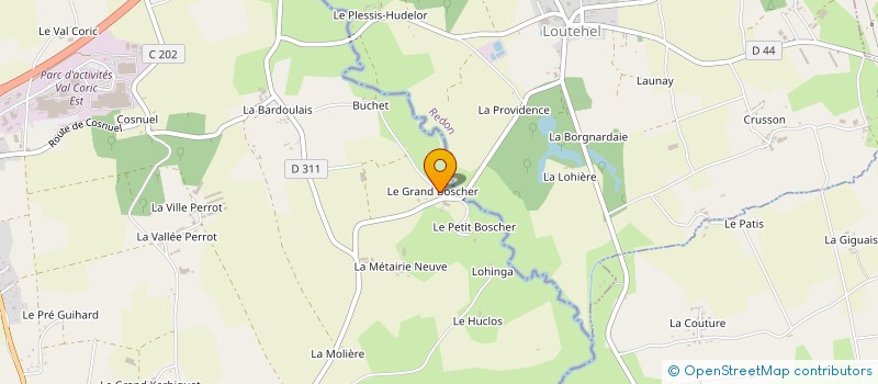 localisation de l'entreprise MONSIEUR DIDIER ROZE  GUER