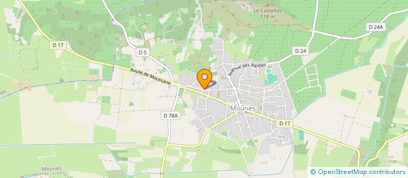 localisation de l'entreprise MONSIEUR DIDIER RUBLER  MOURIES