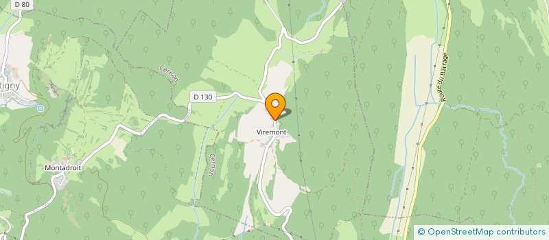 localisation de l'entreprise MONSIEUR DIDIER RUFENACHT  CERNON