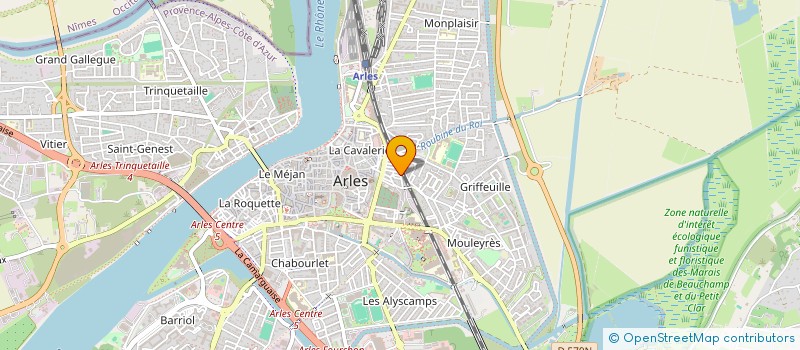 localisation de l'entreprise MONSIEUR DIDIER RUFFINATTO  ARLES