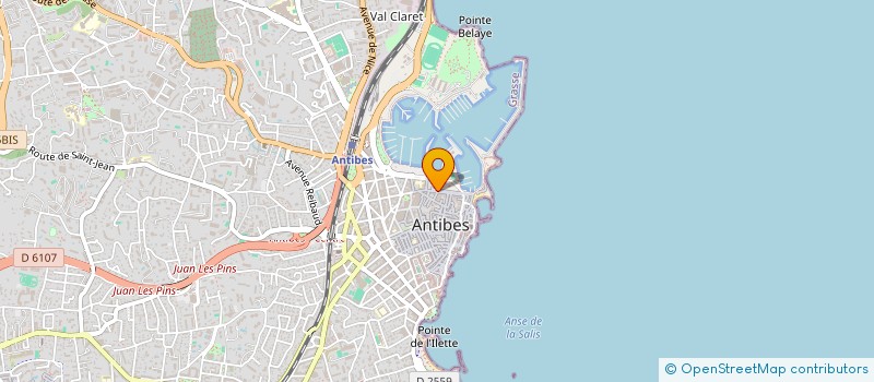 localisation de l'entreprise MONSIEUR DIDIER SABA à ANTIBES