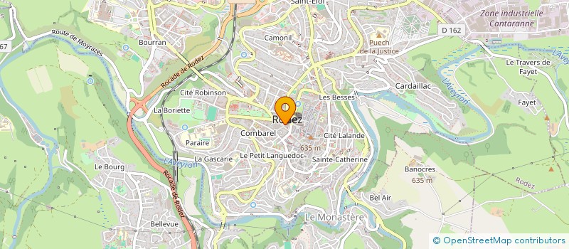 localisation de l'entreprise MONSIEUR DIDIER SABY à RODEZ