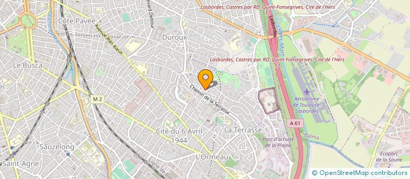 localisation de l'entreprise MONSIEUR DIDIER SAINT PAUL à TOULOUSE
