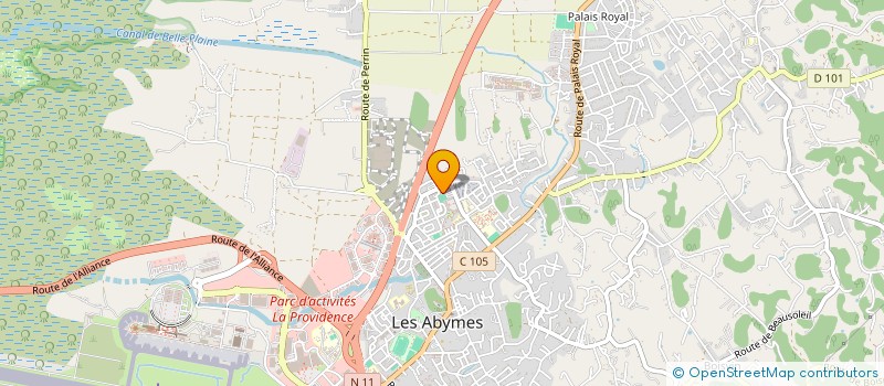 localisation de l'entreprise MONSIEUR DIDIER SAINT-PIERRE  LES ABYMES