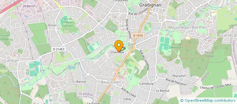 localisation de l'entreprise MONSIEUR DIDIER SANNEQUIN  GRADIGNAN