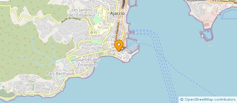 localisation de l'entreprise MONSIEUR DIDIER SANTONI à AJACCIO