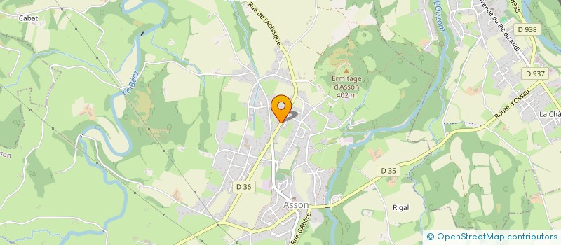 localisation de l'entreprise MONSIEUR DIDIER SARTHE  ASSON