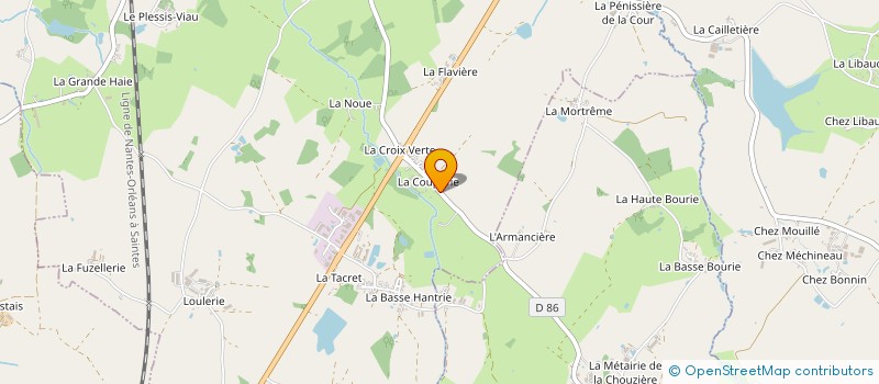 localisation de l'entreprise MONSIEUR DIDIER SAUTON  LA BERNARDIERE