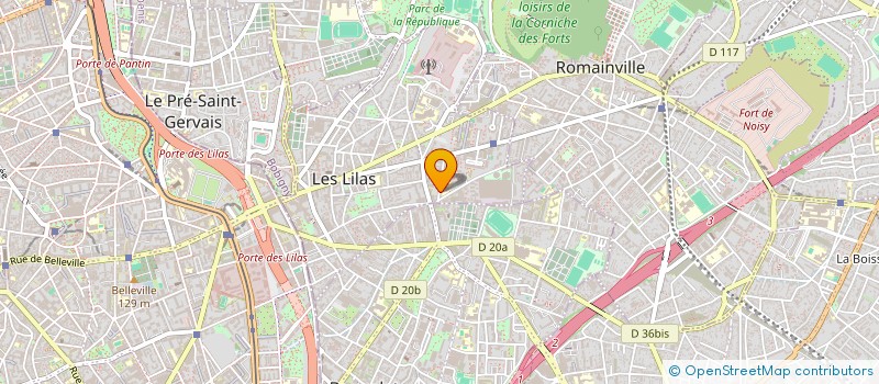localisation de l'entreprise MONSIEUR DIDIER SAUVAGE à LES LILAS
