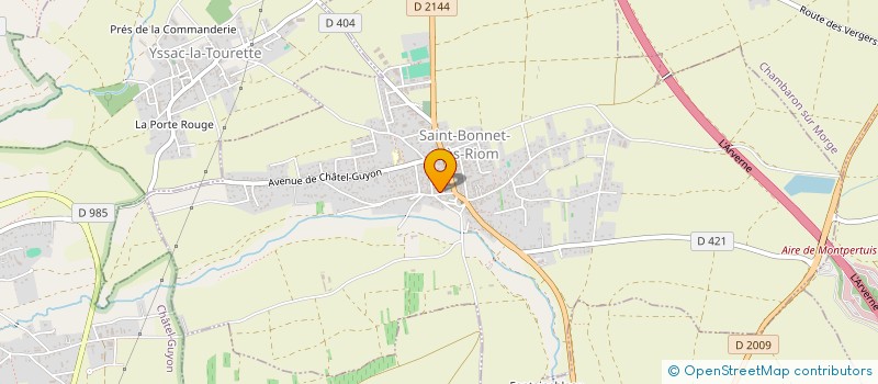 localisation de l'entreprise MONSIEUR DIDIER SAUVESTRE  SAINT-BONNET-PRES-RIOM