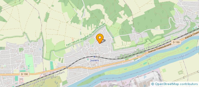 localisation de l'entreprise MONSIEUR DIDIER SAUVEZ  JUZIERS