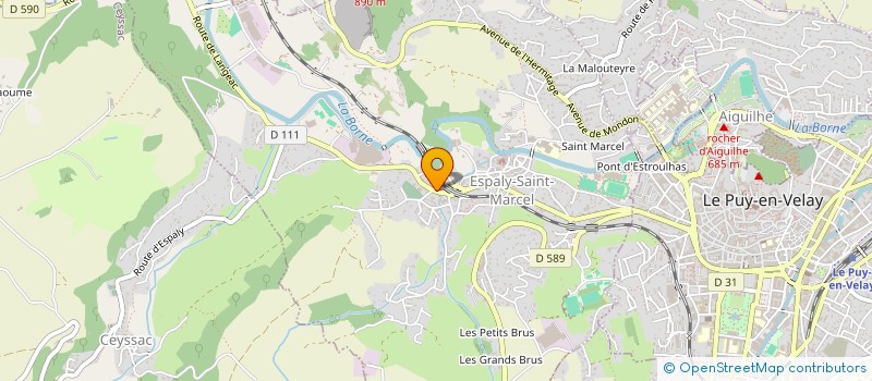 localisation de l'entreprise MONSIEUR DIDIER SAUZON à ESPALY-SAINT-MARCEL