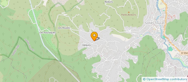 localisation de l'entreprise MONSIEUR DIDIER SAVONA  SOLLIES-TOUCAS