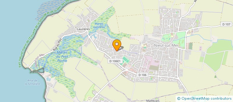 localisation de l'entreprise MONSIEUR DIDIER SCHINDLER  NIEUL-SUR-MER