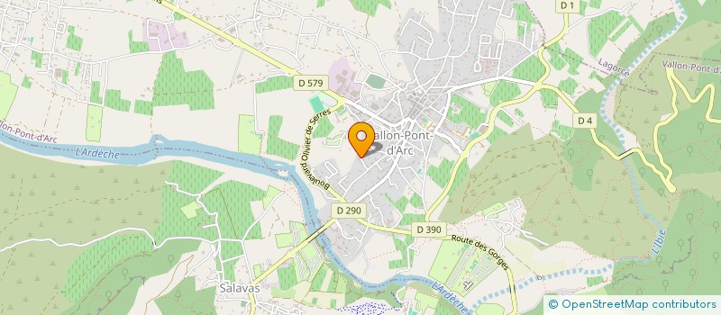 localisation de l'entreprise MONSIEUR DIDIER SCHROETER  VALLON PONT D'ARC