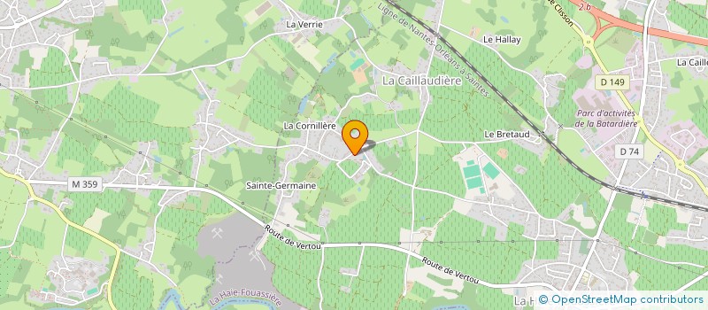 localisation de l'entreprise MONSIEUR DIDIER SECHER  LA HAIE-FOUASSIERE