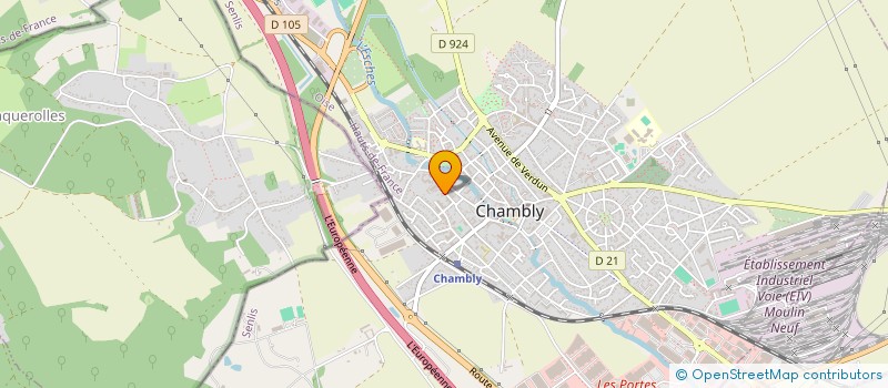 localisation de l'entreprise MONSIEUR DIDIER SECRETAND  CHAMBLY