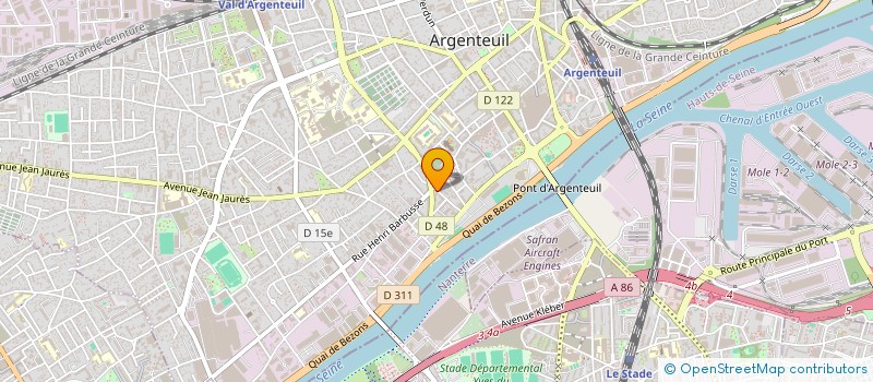 localisation de l'entreprise MONSIEUR DIDIER SEGAREL à ARGENTEUIL