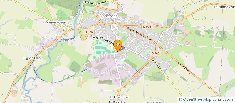localisation de l'entreprise MONSIEUR DIDIER SEIGNEUR à DOMFRONT-EN-POIRAIE