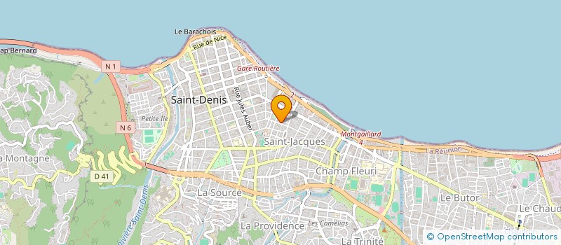 localisation de l'entreprise MONSIEUR DIDIER SENY COUTY à SAINT-DENIS