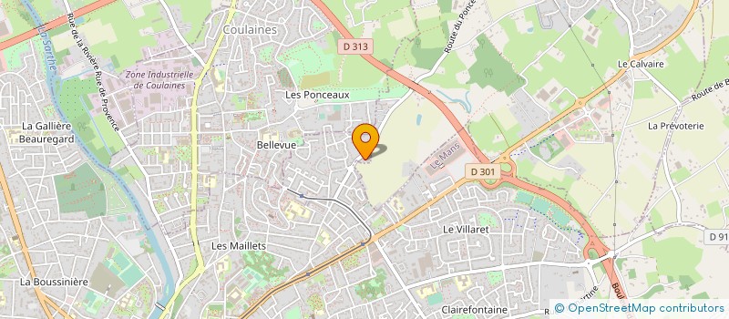 localisation de l'entreprise MONSIEUR DIDIER SERIZAY à LE MANS