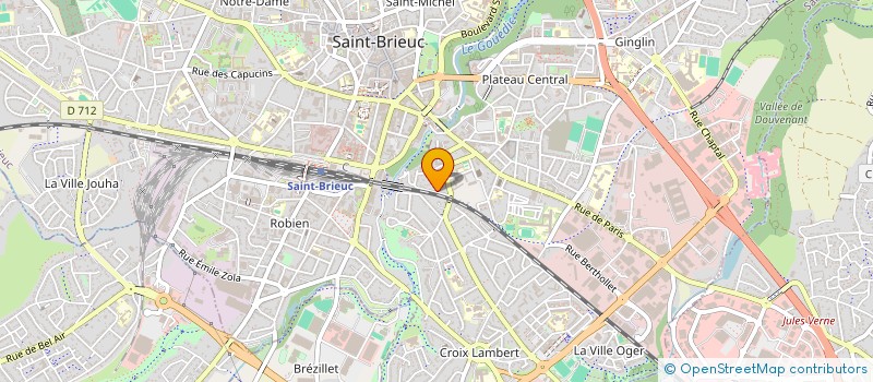 localisation de l'entreprise MONSIEUR DIDIER SERVAGER à SAINT-BRIEUC