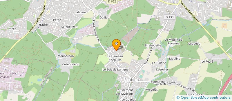 localisation de l'entreprise MONSIEUR DIDIER SEVERAN  SAINT-VINCENT-DE-TYROSSE