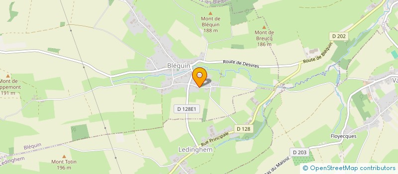 localisation de l'entreprise MONSIEUR DIDIER SEVRETTE  BLEQUIN