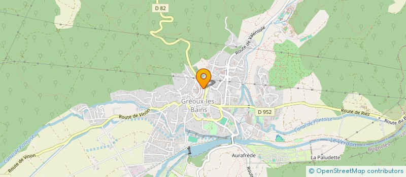 localisation de l'entreprise MONSIEUR DIDIER SIGEL à GREOUX-LES-BAINS