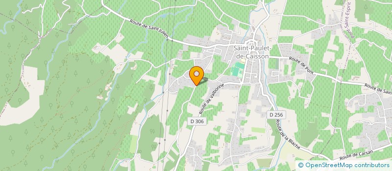 localisation de l'entreprise MONSIEUR DIDIER SILVESTRE  SAINT-PAULET-DE-CAISSON