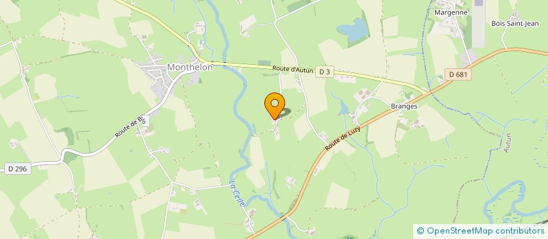 localisation de l'entreprise MONSIEUR DIDIER SIMON  CURGY