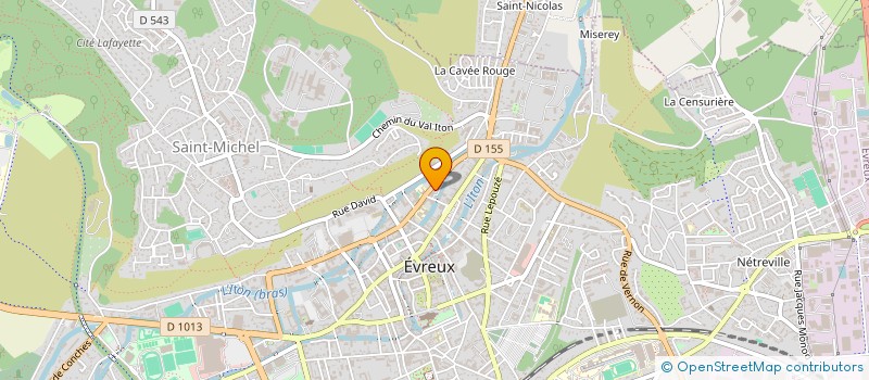 localisation de l'entreprise MONSIEUR DIDIER SIMON  EVREUX