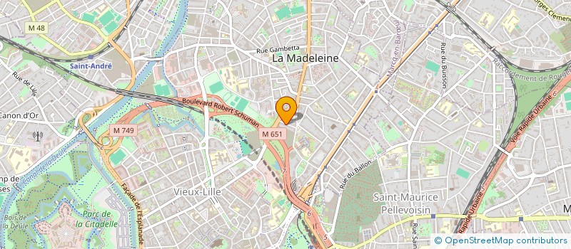 localisation de l'entreprise MONSIEUR DIDIER SINGER à LA MADELEINE