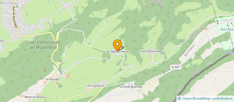 localisation de l'entreprise MONSIEUR DIDIER SIRE à MONTLEBON