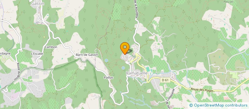 localisation de l'entreprise MONSIEUR DIDIER SIROTTI  RAMATUELLE