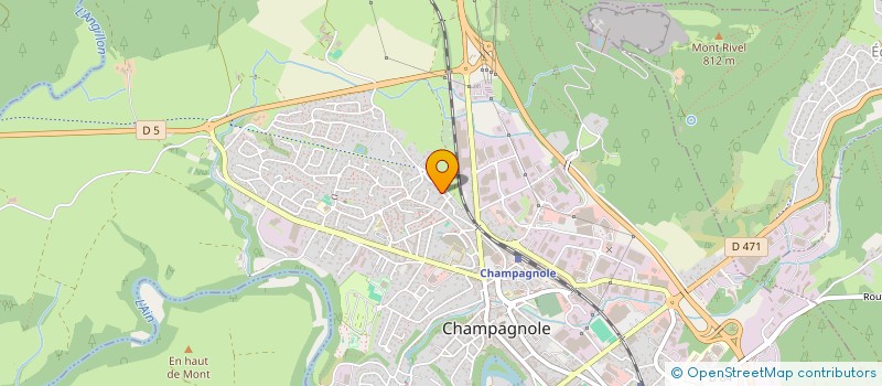 localisation de l'entreprise MONSIEUR DIDIER SOETE  CHAMPAGNOLE