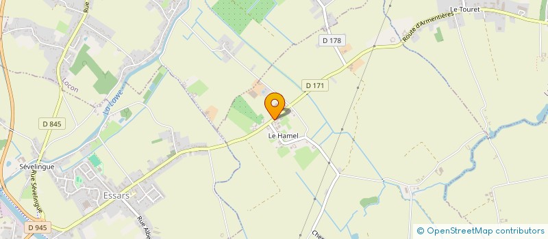 localisation de l'entreprise MONSIEUR DIDIER SOUDAN  BEUVRY