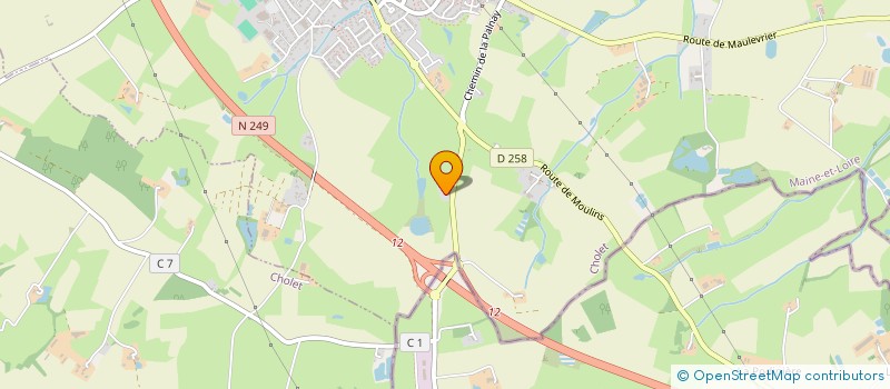 localisation de l'entreprise MONSIEUR DIDIER SOURISSEAU  LA TESSOUALLE