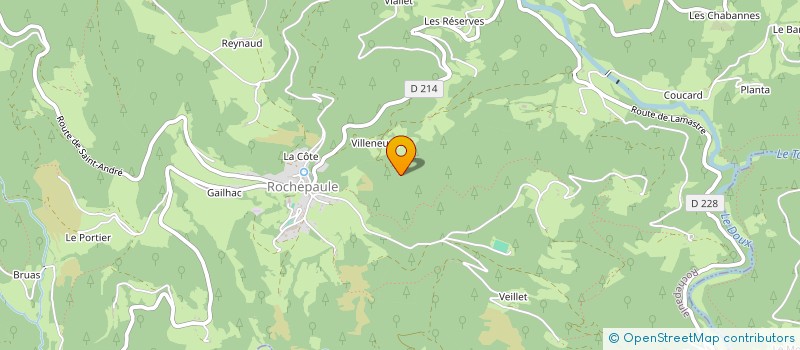 localisation de l'entreprise MONSIEUR DIDIER SPENDRA  ROCHEPAULE