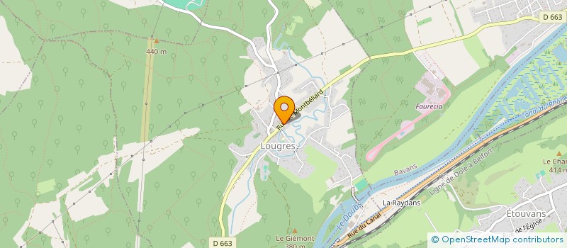 localisation de l'entreprise MONSIEUR DIDIER STEVENOT  LOUGRES