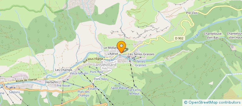 localisation de l'entreprise MONSIEUR DIDIER STRZYGOWSKI  VAL-CENIS