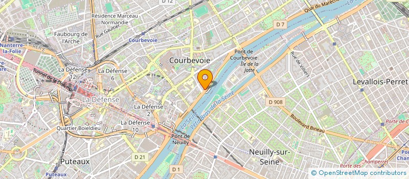 localisation de l'entreprise MONSIEUR DIDIER SUBIRY à COURBEVOIE
