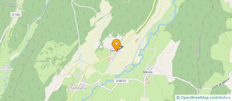 localisation de l'entreprise MONSIEUR DIDIER SUDAN  CHAMBERIA