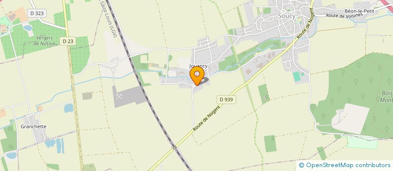 localisation de l'entreprise MONSIEUR DIDIER TABURET  SOUCY