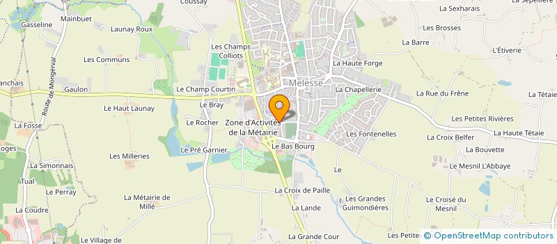 localisation de l'entreprise MONSIEUR DIDIER TALARMEIN  MELESSE