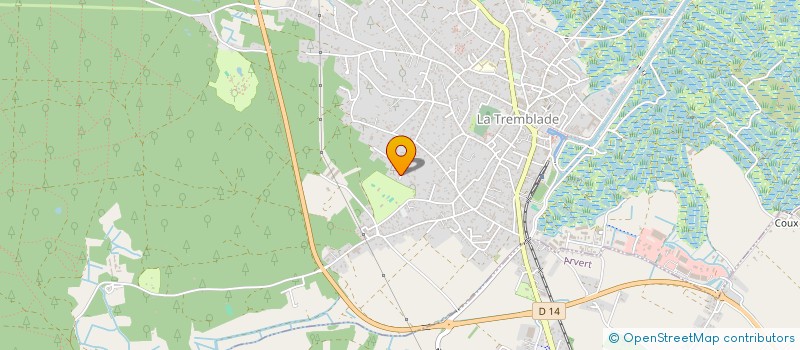 localisation de l'entreprise MONSIEUR DIDIER TALLIEU  LA TREMBLADE