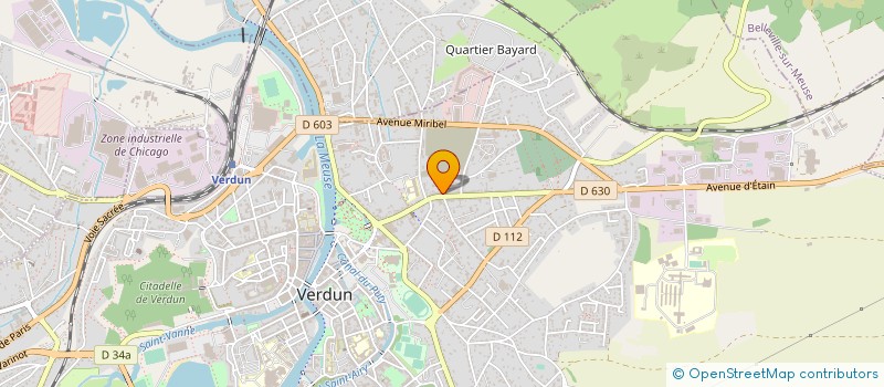 localisation de l'entreprise MONSIEUR DIDIER TALLOT à VERDUN