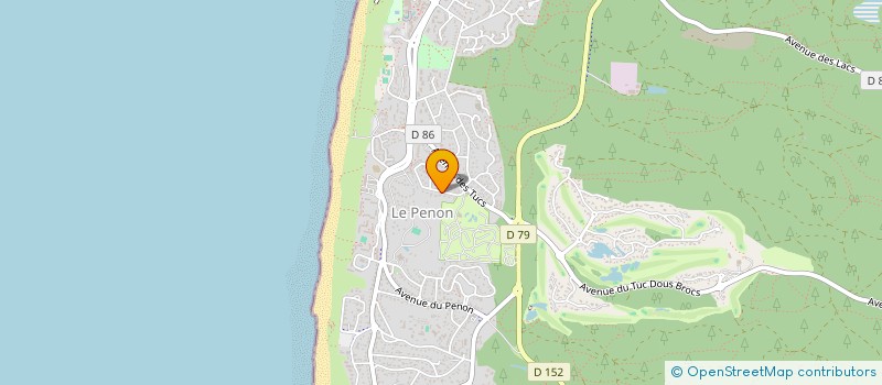 localisation de l'entreprise MONSIEUR DIDIER TAMARELLE  SEIGNOSSE