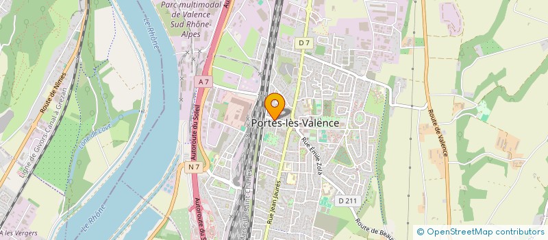 localisation de l'entreprise MONSIEUR DIDIER TARALLO à PORTES-LES-VALENCE